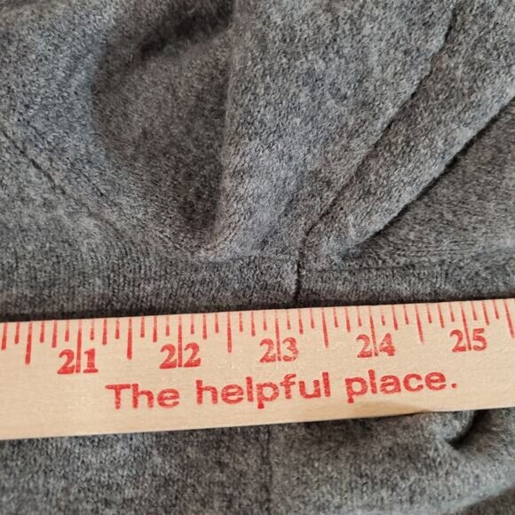 Madewell Womens Merino Wool Alpaca Blend Open Cardigan Sweater Size M Gray Cozy - Picture 12 of 13